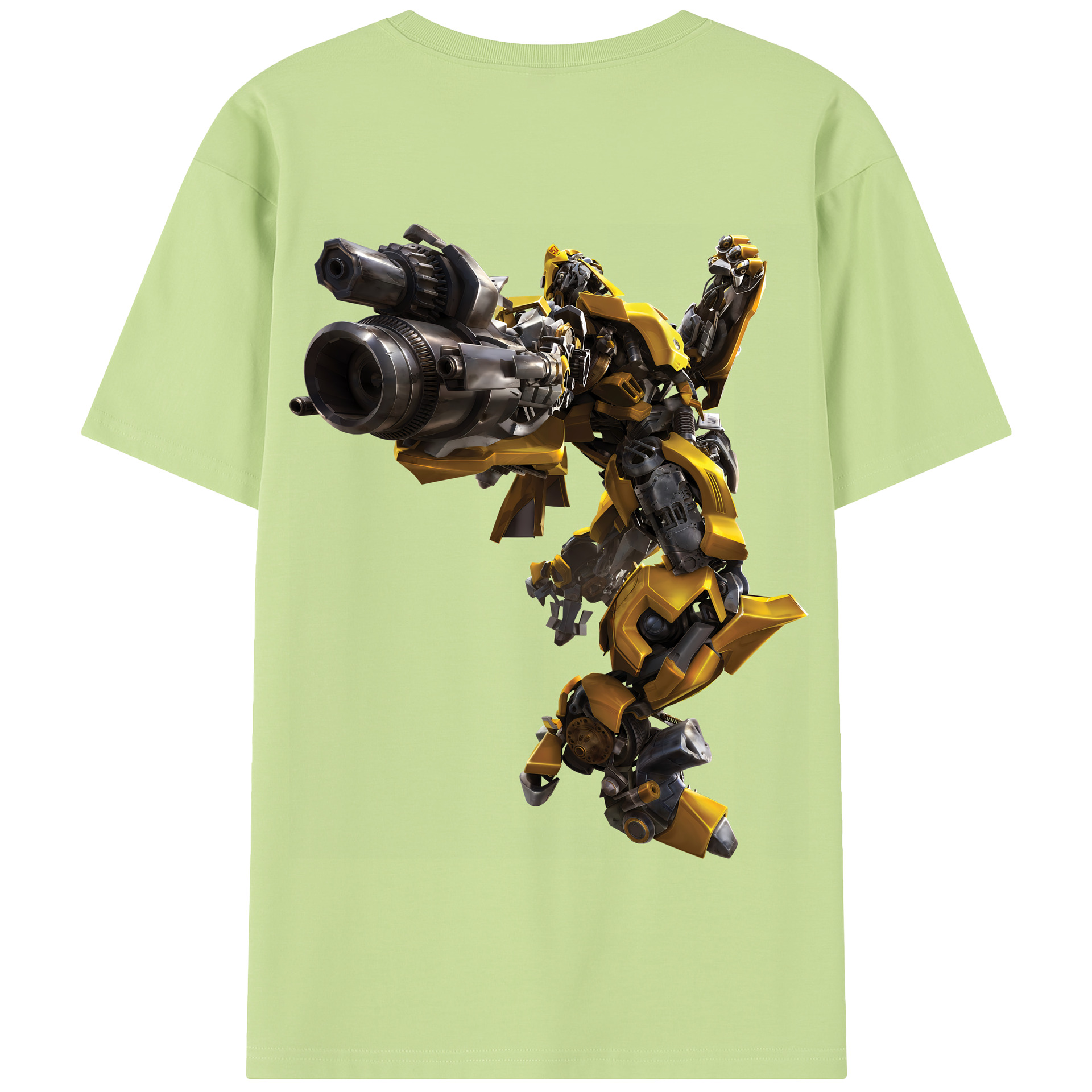 （画像用） Transformers トランスフォーマー 綿100％半袖Tシャツ（背面プリント）